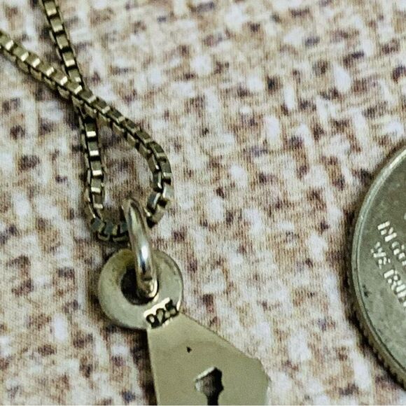 Alpha Chi Omega Sterling Silver Necklace - Picture 3 of 4